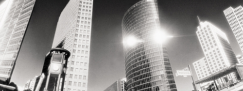 Potsdamer Platz Panorama Infrarot